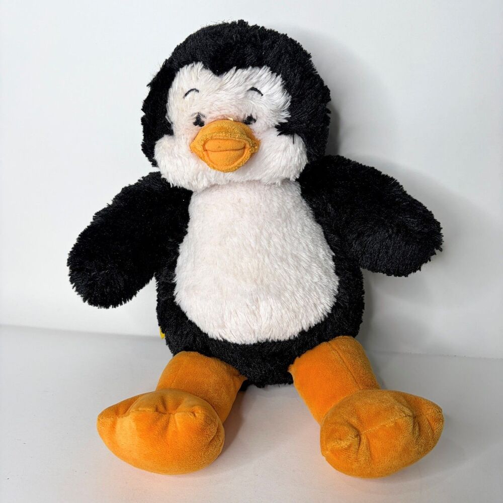 Build A Bear BAB Penguin Chilly Cheeks Stuffed Animal Plush Sparkly 15"